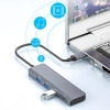Nevamel Ally ADS-309C 4in1 Type-C to USB + Type-C Hub Adaptör Çevirici Dönüştürücü Çoğaltıcı-(5775)