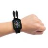 Nevamel Ally Apple Watch 1-2-3-4 42mm Tavşan Figürü Silikon Kılıf-(5775)