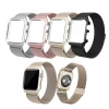 Nevamel Ally Apple Watch 6-5-4 44mm Watch Ultra 49mm Metal Kayış Milano Loop+metal Kılıf-(5775)