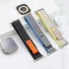 Nevamel Ally Apple Watch 7-8 45mm 6-5-4 44mm Watch Ultra 49mm Field Loop Kayış Kordon 3-2-1 42mm-(5775)
