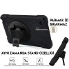 Nevamel Ally Galaxy Tab  P200-P205 3 Katmanlı Standlı Zırh Kılıf-Shockproof-(5775)