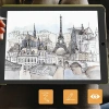 Nevamel ALLY İPad 9.7 İnch Paper Like Film Darbe Emici Pet Ekran Koruyucu iPad 5/6/7/8-(5775)