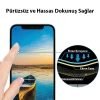 Nevamel Ally iPhone 13 Mini 5.4 9D Full Tempered Cam Ekran Koruyucu-(5775)