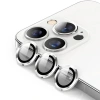 Nevamel ALLY İPhone 13 Pro -13 Pro Max 3D Metal Çerçeveli Kamera Lens Koruyucu-(5775)
