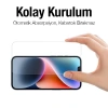 Nevamel ALLY iPhone 14 Plus 6.7inç Tempered Kırılmaz Cam Ekran Koruyucu-(5775)
