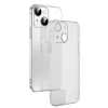 Nevamel Ally iPhone 14 Plus 6.7inch Frosted Glass Şeffaf Kamera Korumalı Kılıf-(5775)