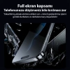 Nevamel Ally iPhone 15 Pro Privacy Hayalet Full Koruma Tempered Cam Ekran Koruyucu-(5775)