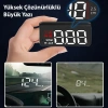Nevamel® ALLY M3 HUD OBD2 Head-Up Display Dijital Hız Göstergesi E-OBD ve GPS Destekli OBD Arayüzlü - Alarmlı Ön Cam Ekran Projektör-(5775)