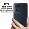 Nevamel Ally OPPO Reno 7 Pro Kılıf Kamera Korumalı Ultra İnce Şeffaf Silikon Kılıf-(5775)