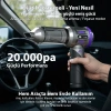Nevamel® ALLY Powerjet Pro 20000pa Güçlü Portatif 3 Kademeli Tasinabilir Vakumlu Kablosuz Üflemeli Mini Araç Süpürgesi-(5775)