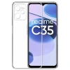 Nevamel Ally Realme C35 Kılıf Kamera Korumalı Ultra İnce Şeffaf Silikon Kılıf-(5775)