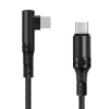 Nevamel ALLY Type-C to İPhone 20w Lightning Hızlı Şarj Kablosu Oyuncu 90 Derece Kablo-(5775)