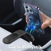 Nevamel Ally WH-160 Araç Torpido Üstü Katlanabilir Manyetik Kablosuz Şarjlı Telefon Tutucu-(5775)