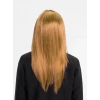 Nevamel Altın Renk Düz Kesim İçi Astarlı Uzun Parti Peruğu
