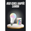 Nevamel Ambiyans Aydınlatma RGB Led Lamba Kumandalı Renk Değiştirebilen