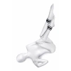 Nevamel® Anonymo Bdsm Ayak Kelepçe, Saten, Gümüş, 28,5 Cm