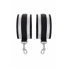 Nevamel® Anonymo Bdsm Ayak Kelepçe, Saten, Gümüş, 28,5 Cm