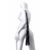 Nevamel® Anonymo Bdsm Kırbaç #0005 , Pu Deri, Siyah, 64 Cm (Kod:0005)