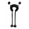 Nevamel® Anonymo Bdsm Sabitleme Kemeri #0701 Yastıklı, Kadife, Siyah, 127 Cm (Kod:0701)