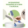 Nevamel® Anti-Statik Saç Tarağı – Kolay Temizlenebilir Silikon Masaj Uçlu Kompakt Boyut