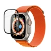 Nevamel Apple Watch Ultra 49mm 3D Full Kaplama Ekran Koruyucu PET+PMMA-(5775)