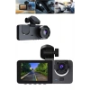 Nevamel Araç İçi Dikiz Kamerası Sürüş Kaydedici 3 Lensli DVR Kamera