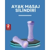 Nevamel® Ayak Masaj Rulosu Akupresur Silindir Kas Gevşetici Taşınabilir