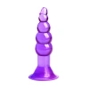 Nevamel® Backpart Boğumlu Vantuzlu 11.5Cm Anal Tıkaç - Mor