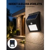 Nevamel® Bahçe Aydınlatması Güneş Enerjili Led Işık Lamba Sensörlü Dekoratif Yeni Nesil