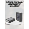 Nevamel Bahçe Aydınlatması Solar Güneş Enerjili Dekoratik Led Işıklı Lamba