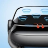 Nevamel Baseus Apple Watch 42mm 3D Kavisli Tempered Kırılmaz Cam Koruyucu-(5775)