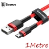 Nevamel Baseus Cafule Micro Usb 1metre 2.4a Hızlı Şarj Halat Usb Kablo-(5775)