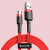 Nevamel Baseus Cafule Micro Usb 1metre 2.4a Hızlı Şarj Halat Usb Kablo-(5775)