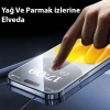 Nevamel Baseus Crystalline iPhone 15 için Parlama Önleyici Tempered Cam Ekran Koruyucu-(5775)