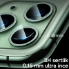 Nevamel Baseus iPhone 11 Pro 11 Pro Max Tempered Kamera Lens Koruma Camı 2Set-(5775)