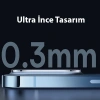 Nevamel Baseus iPhone 14-14 Plus ile Uyumlu 0.3mm Full Tempered Kamera Lens Koruma Camı 2 Adet Set-(5775)