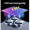 Nevamel Baseus iPhone 15/15 Plus için Sapphire Serisi HD Cam Kamera Koruyucu-(5775)