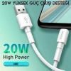 Nevamel Baseus Mini White Micro USB 4A OPPO VIVO Dash Usb Şarj Kablosu 0.5cm-(5775)