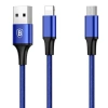 Nevamel Baseus Rapid Series 2in1 İphone+ Micro Usb 3.0A Usb Kablo Şarj 120cm-(5775)