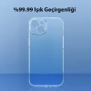 Nevamel Baseus Simple Case iPhone 14 6.1 Kamera Korumalı İnce Silikon Şeffaf Kılıf-(5775)