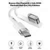 Nevamel Baseus Zinc Manyetik L Uçlu 60W Macbook Hızlı Şarj Güç Kablosu 2m-(5775)