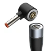 Nevamel Baseus Zinc Manyetik Type-C to DC Round (40x17mm) Lenovo Laptop Şarj Kablosu 100W 2m-(5775)