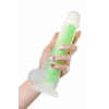 Nevamel® Beyond Clark Glow Gece Parlayan Dildo, Silikon, Şeffaf, 22 Cm