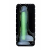 Nevamel® Beyond Clark Glow Gece Parlayan Dildo, Silikon, Şeffaf, 22 Cm