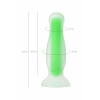 Nevamel® Beyond Mortimer Glow Karanlıkta Parlayan Anal Plug, Silikon, Şeffaf, 12,5 Cm