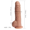 Nevamel® Big Detective Şarjlı Uzaktan Kumandalı Titreşimli Gerçekçi Dildo 19 Cm