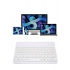 Nevamel Bluetooh Wıreless Keyboard Siyah Q Klavye İOS Ipad Android Windows Uyumlu