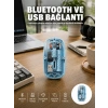 Nevamel® Bluetooth 5.2 Destekli Mavi Pilli Kablosuz Mouse Yeni Nesil