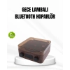 Nevamel® Bluetooth Hoparlörlü Gece Lambası Dijital Saat ve Ambiyans Işığı Çok Amaçlı