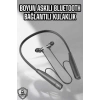 Nevamel Boyun Bantlı Bluetooth Kulaklık Yüksek Ses Kaliteli 100 Saat Kulaklık
